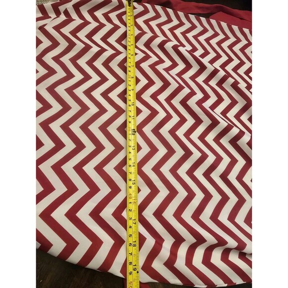 Mud Pie Game Day Jersey Dress Red White Chevron Size M NWOT Slip Included - Picture 7 of 15